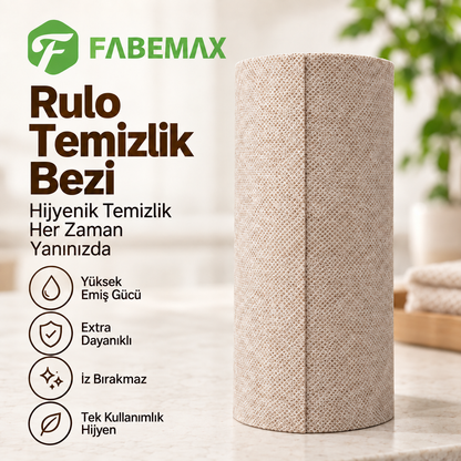 Fabemax Kullan At Temizlik Bezi Havlusu Kahverengi