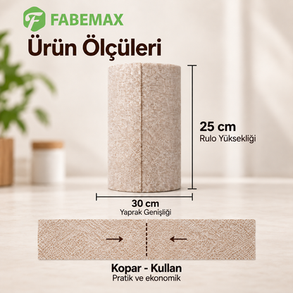 Fabemax Kullan At Temizlik Bezi Havlusu Kahverengi