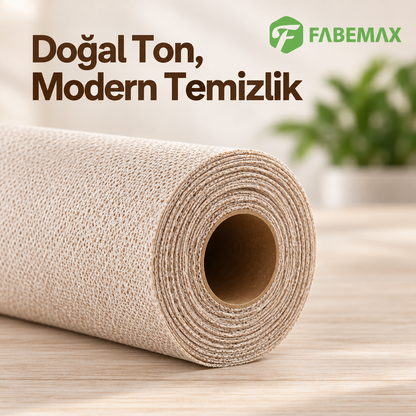 Fabemax Kullan At Temizlik Bezi Havlusu Kahverengi