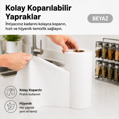 Fabemax Kullan At Temizlik Bezi Havlusu Beyaz